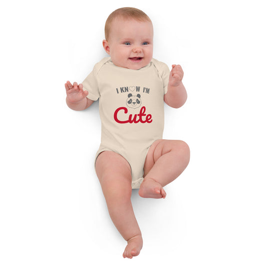 Organic cotton baby bodysuit