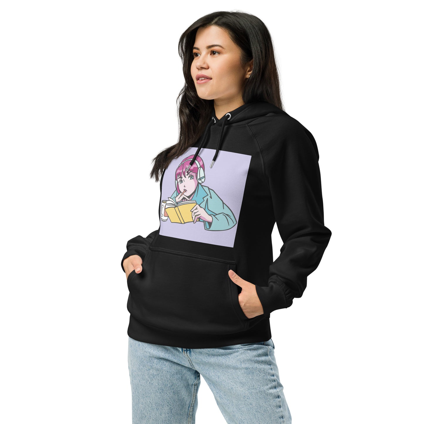 Unisex eco raglan hoodie